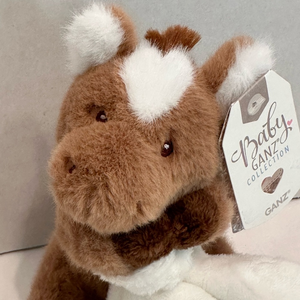 GANZ Cuddlesome Farm Animals Baby Collection Pony Lovey Security Blanket